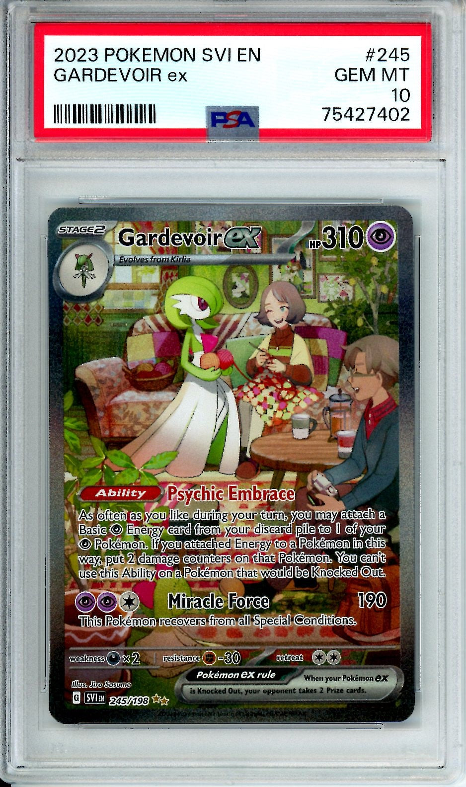 Miraidon sold EX+ Gardevoir EX alt arts