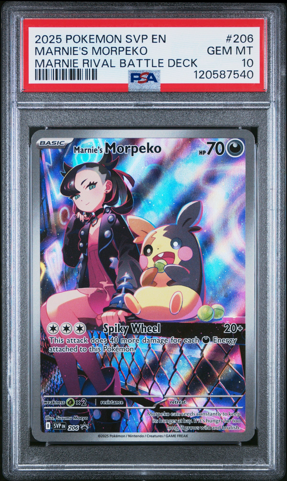 PSA 10 Marnie's Morpeko [SV Promo]