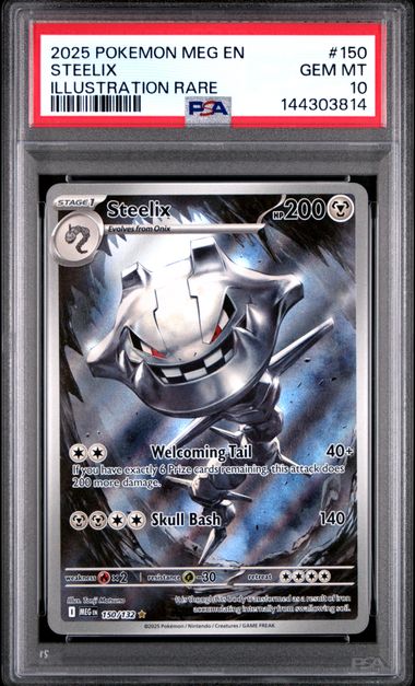 PSA 10 Steelix #150 (illustration Rare) [Mega Evolution]