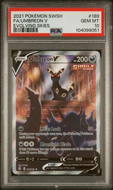 PSA 10 Umbreon V (Alternate Art) [Evolving Skies]