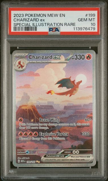 PSA 10 Charizard ex #199 [151]