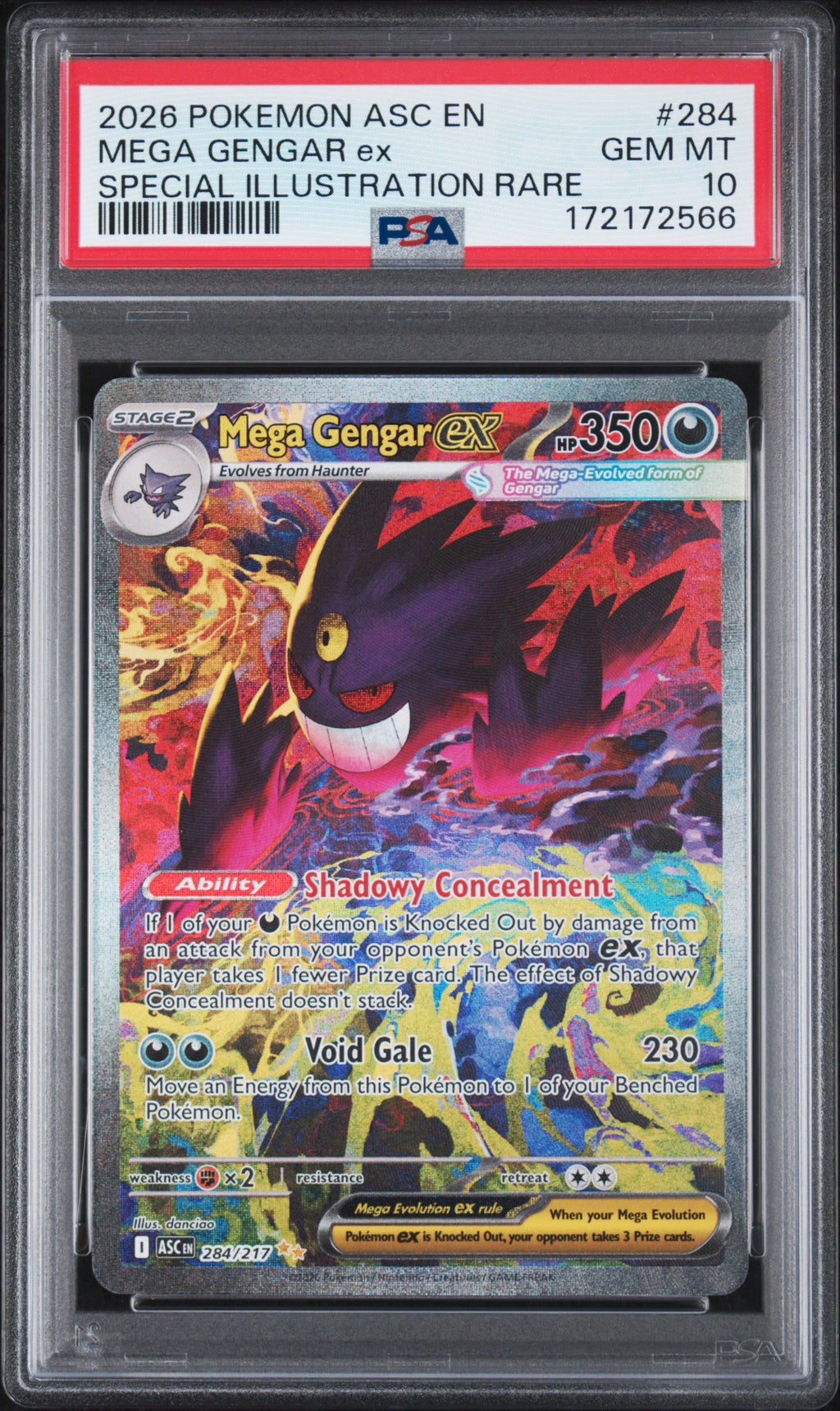 PSA 10 Mega Gengar ex [Ascended Heroes]