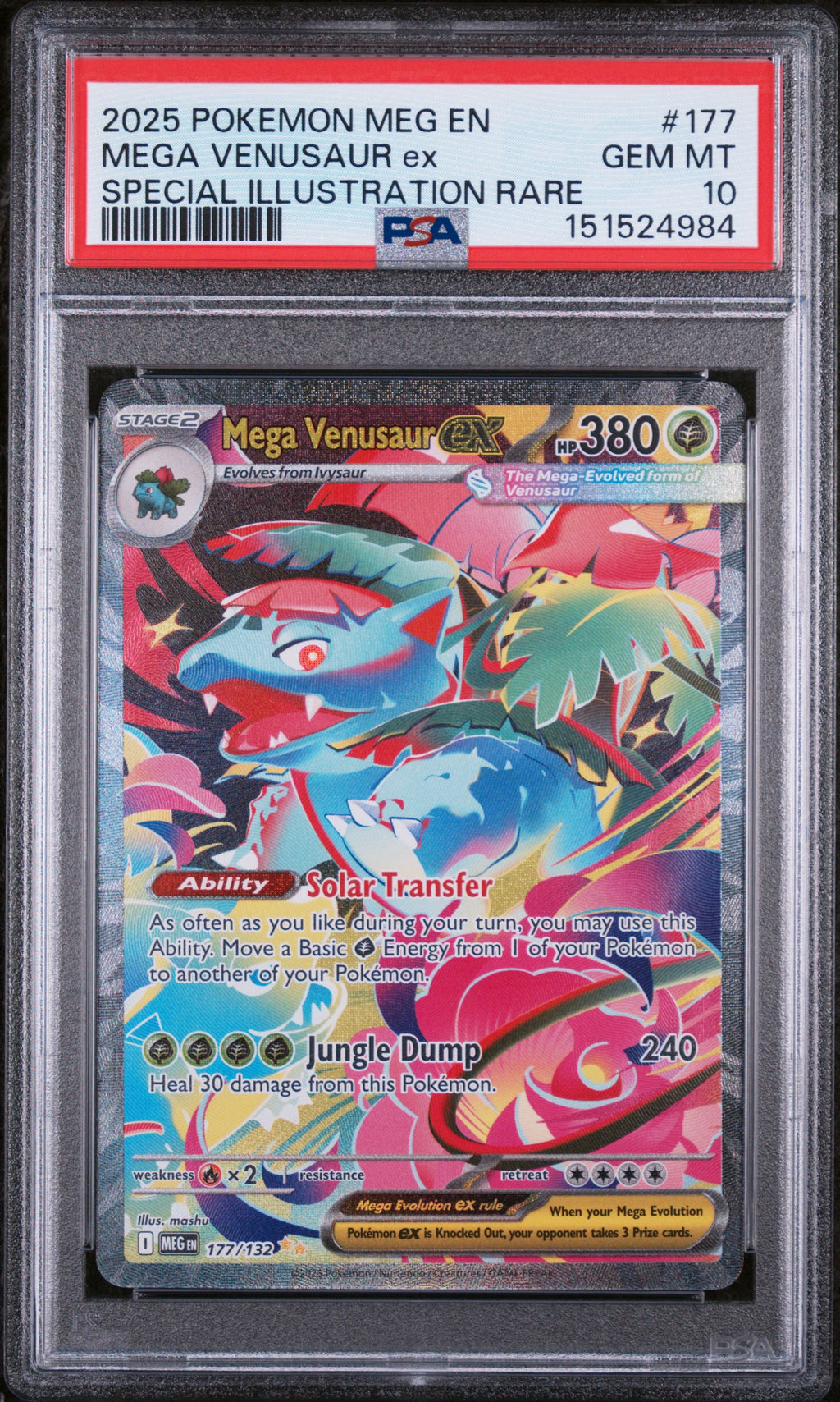 PSA 10 Mega Venusaur ex (Special Illustration Rare) [Mega Evolution]