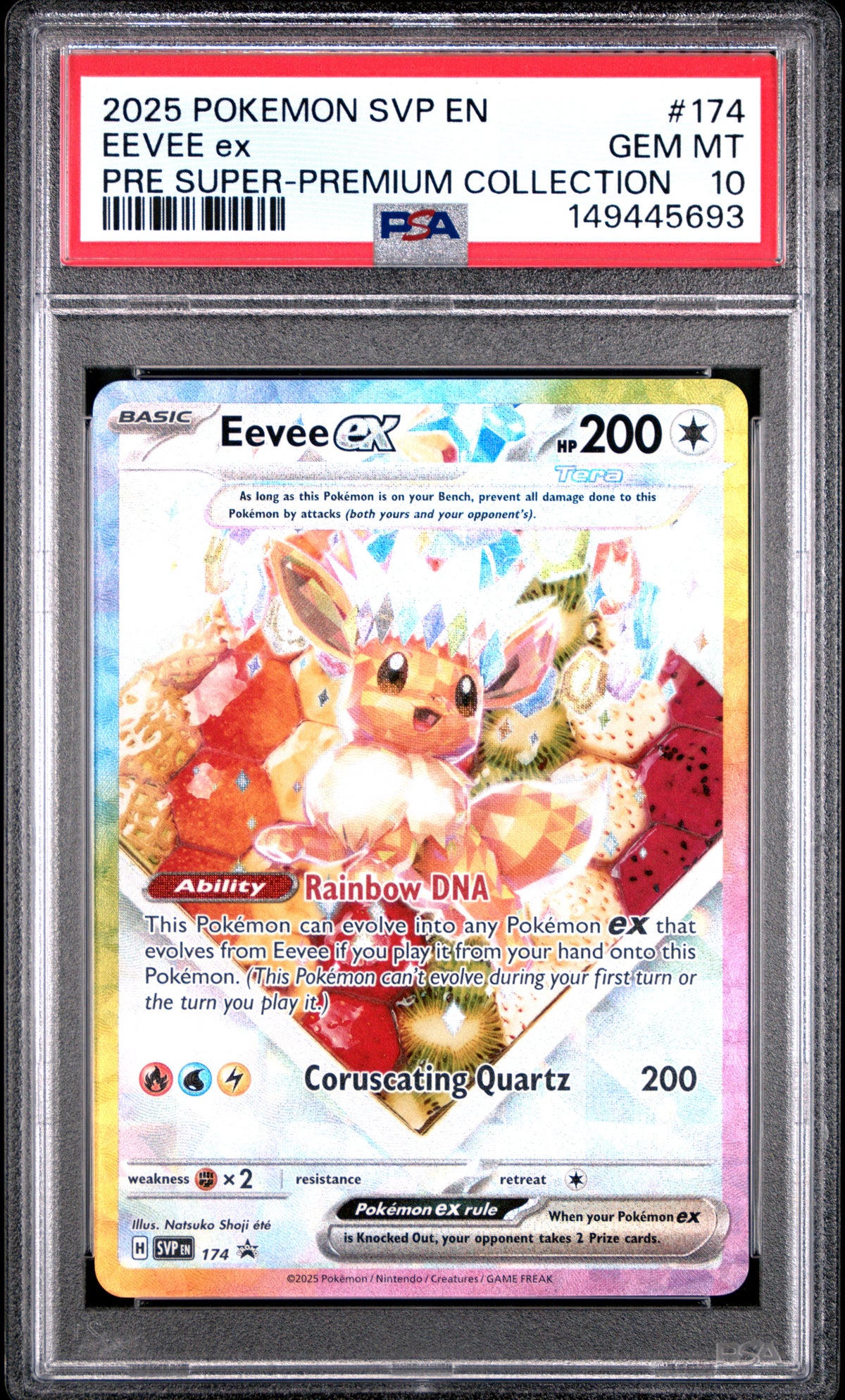 PSA 10 Eevee ex [SV Promo]