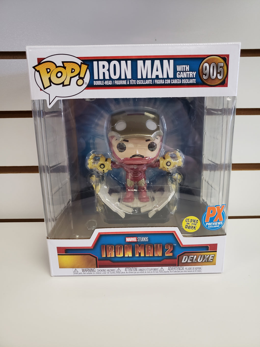 Funko Pop Iron Man with Gantry (Glow in the Dark)