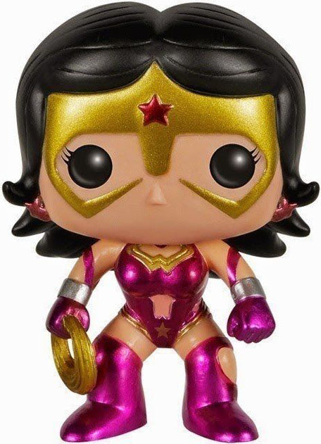 Funko Pop Star Sapphire Wonder Woman (Metallic) [Box Condition 6/10]
