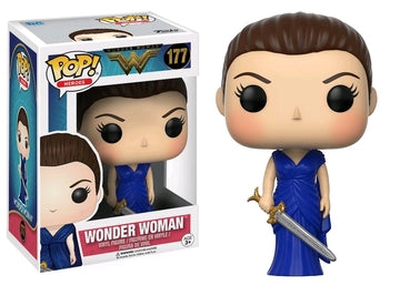Funko Pop Wonder Woman (Blue Dress) [Box Condition 8/10]