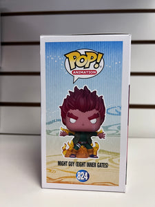 Funko Pop Might Guy (Eight Inner Gates) (Signed, Inscribed, and JSA Authenticated)