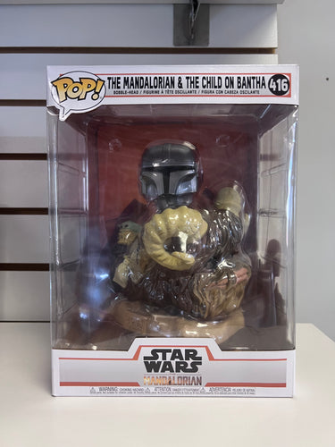 Funko Pop The Mandalorian & The Child on Bantha