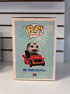 Funko Pop Mr. Toad at the Mr. Toad's Wild Ride Attraction