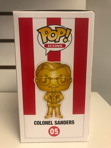 Funko Pop Colonel Sanders (Bucket of Chicken) (Gold)