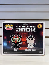 Funko Pop Aku & Samurai Jack (2-Pack) [Shared Sticker]