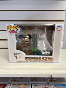 Funko Pop Space Mountain and Mickey Mouse