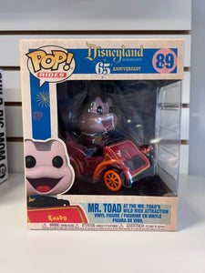Funko Pop Mr. Toad at the Mr. Toad's Wild Ride Attraction