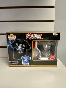 Funko Pop Blue Eyes Toon Dragon (Silver) and Tee (Large)